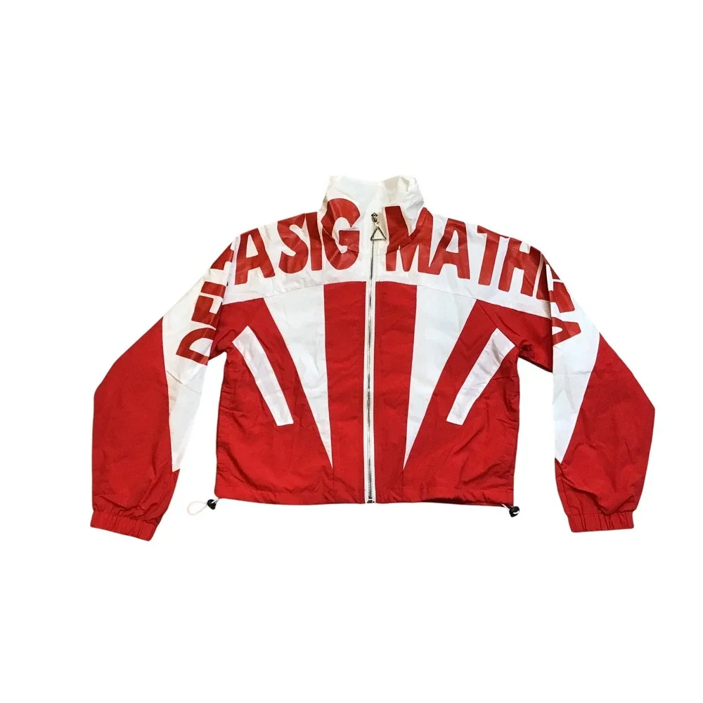 Her Sista's Closet Women's Red 1913 Yard Runner Track Jacket Size M NWT‎